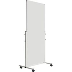 Whiteboard, mobil, Stahlblech, emailliert, HxBxT 1900 x 815 x 505 mm SMIT VISUAL