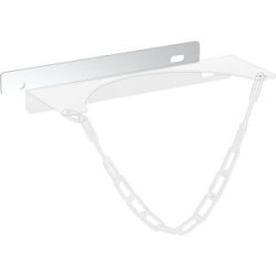 Gitterwand-Befestigungsblech, für Gasflaschen-Wandhalterung für Flaschen-Ø max. 140 mm, für 1 Flasche, ab 5 Stk eurokraft basic