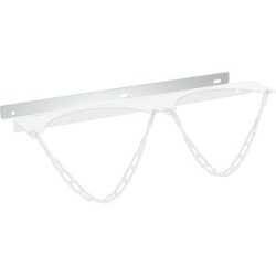 Gitterwand-Befestigungsblech, für Gasflaschen-Wandhalterung für Flaschen-Ø max. 140 mm, für 2 Flaschen, ab 3 Stk eurokraft basic