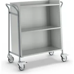 kaiserkraft Bürowagen, für Ordner, Tragfähigkeit 150 kg, LxBxH 950 x 455 x 1015 mm