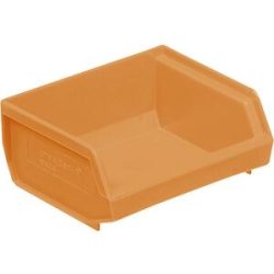 kaiserkraft Sichtlagerkasten aus Polypropylen, LxBxH 96 x 105 x 45 mm, VE 20 Stück, pastellgelb