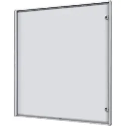 Schaukasten für innen, Metallrückwand, 12 DIN A4-Blätter, HxB 963 x 931 mm eurokraft basic