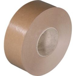 Nassklebeband, einfache Ausführung, VE 12 Rollen, braun, Bandbreite 70 mm ratioform economy
