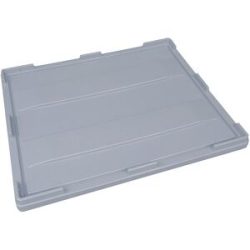 Deckel FP-EDA 1210 LID, für Big Box Grossbehälter mit Aussenmassen L 1000 x B 1200 mm, Polypropylen, grau