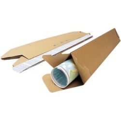 Versandhülse, dreieckig, VE 20 Stk, Innen-LxBxH 310 x 110 x 60 mm, A3, ab 10 VE ratioform