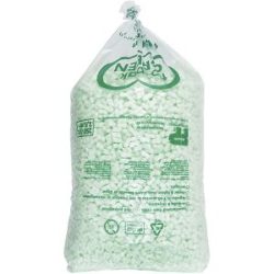 kaiserkraft Verpackungschips flo-pak®, Inhalt 250 l, grün, ab 20 Stk