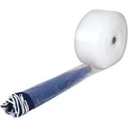 Luftpolsterschlauchfolie, 2-lagig, Materialstärke 60 µm, LxB 50 m x 150 mm, ab 10 Stk ratioform