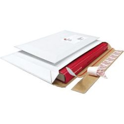 Versandtaschen besonders stabil, Kantenschutz, Seitenöffnung, VE 100 Stk, Innen-LxB 520 x 375 mm, ab 10 VE ratioform flow