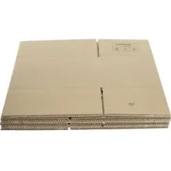 Wellpapp-Faltkarton, Länge 300 bis 349 mm, LxBxH 325 x 235 x 225 mm, 1-wellig, Palette mit VE 450 Stk ratioform terra