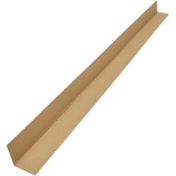 Kantenschutzleiste, aus Vollpappe, gerillt, Schenkelmaße 50 x 50 mm, Länge 1200 mm, VE 25 Stk, ab 10 VE ratioform