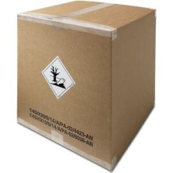 Gefahrgutkarton, braun, Innenmaße 125 x 125 x 190 mm, VE 5 Stk, ab 30 VE ratioform economy