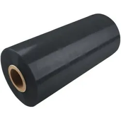 Maschinenstretchfolie, Breite 500 mm, L 1580 m, Materialstärke 20 µm, schwarz, Palette mit VE 38 Stk ratioform