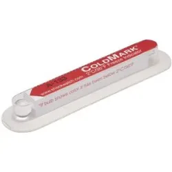 kaiserkraft ColdMark® Indikatoren, Temperaturgrenzwert 0 °C, VE 100 Stk, HxB 9 x 84 mm, ab 10 VE