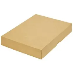 Stülpdeckelkarton, zweiteilig, Innenmaße 337 x 236 x 48 mm, C4, braun, ab 200 Stk ratioform terra