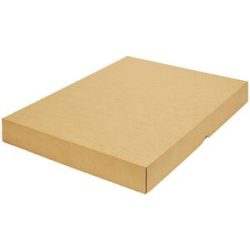 Stülpdeckelkarton, zweiteilig, Innenmaße 615 x 435 x 60 mm, A2+, braun, ab 50 Stk ratioform terra