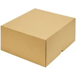 Stülpdeckelkarton, zweiteilig, Innenmaße 325 x 274 x 143 mm, braun, ab 10 Stk ratioform terra