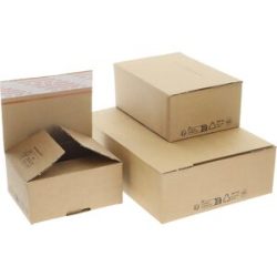 Speedbox Karton, braun, LxBxH 315 x 290 x 215 mm, Palette mit VE 520 Stk ratioform flow