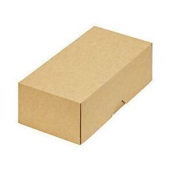 Stülpdeckelkarton, zweiteilig, Innenmaße 180 x 80 x 53 mm, braun, ab 500 Stk ratioform terra