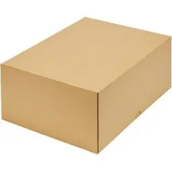 Stülpdeckelkarton, zweiteilig, Innenmaße 335 x 230 x 130 mm, C4, braun, ab 100 Stk ratioform terra