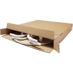Teleskopverpackung, schmal und hoch, LxBxH 700 x 150 x 1100 mm, 2-wellig, ab 40 Stk ratioform