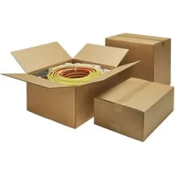 Wellpapp-Faltkarton, Länge 450 bis 499 mm, LxBxH 460 x 325 x 160 mm, 1-wellig, ab 120 Stk ratioform terra
