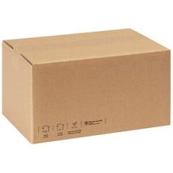 Wellpapp-Faltkarton, CO?-neutral, LxBxH 300 x 200 x 150 mm, 2-wellig, ab 30 Stk ratioform terra