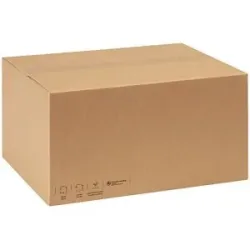 Wellpapp-Faltkarton, CO?-neutral, LxBxH 400 x 300 x 200 mm, 1-wellig, ab 125 Stk ratioform terra