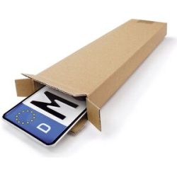 Wellpapp-Faltkarton, 1-wellig, braun, LxBxH 115 x 40 x 525 mm, Palette mit VE 1000 Stk ratioform