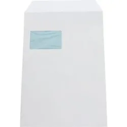 Briefumschlag für DIN A4, Format DIN C4, mit Fenster, fadenverstärkt, VE 100 Stk, ab 5 VE ratioform