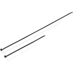 Kabelbinder, VE 100 Stk, LxB 200 x 4,6 mm, schwarz, ab 50 VE ratioform