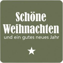 Geschenketiketten, Schöne Weihnachten, Stern, grün, VE 500 Stk, LxB 35 x 35 mm, ab 2 VE ratioform