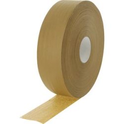 Papier-Maschinenklebeband E-Commerce, mit Naturfaden, Naturkautschuk, Bandbreite 75 mm, Länge 500 m ratioform terra