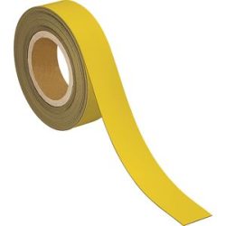 Kennzeichnungsband, magnethaftend, LxB 10000 x 40 mm, VE 2 Stk, gelb MAUL