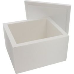 Thermobox Biomass Balance Styropor®, mit Deckel, Innen-LxBxH 470 x 280 x 300 mm, ab 50 Stk ratioform
