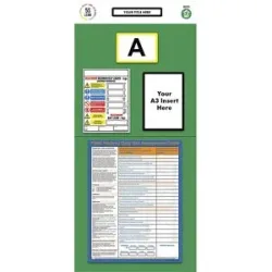 kaiserkraft Regal-Infoboard Einzelmarkierung, Bewertung, HxB 2000 x 900 mm, grün
