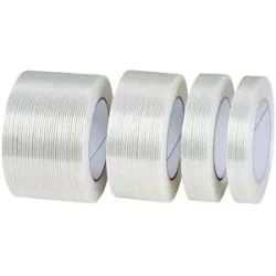 Filamentband, glasfaserverstärkt, VE 6 Rollen, transparent, Bandbreite 50 mm ratioform