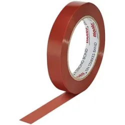 kaiserkraft Strapping-Band, mit hoher Reißfestigkeit, VE 6 Rollen, rotbraun, Bandbreite 19 mm, ab 18 VE