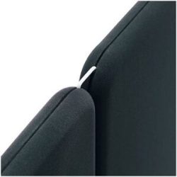 kaiserkraft Verbindungselement für Akustik-Trennwandsystem Softline, HxB 50 x 4 mm, 2-Wege, grau