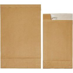 Faltentasche, aus Kraftpapier, leicht, VE 300 Stk, LxB 300 x 190 mm, ab 10 VE ratioform