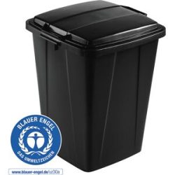 Wertstoffbehälter DURABIN® ECO, Volumen 90 l, HxBxT 610 x 520 x 490 mm, schwarz DURABLE