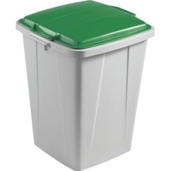 Wertstoff-Sammelbehälter, 90 l, mit Deckel, grün