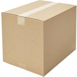 Wellpapp-Faltkarton, Länge 350 - 399 mm, LxBxH 350 x 300 x 200 mm, 1-wellig, VE 10 Stk, ab 10 VE ratioform economy