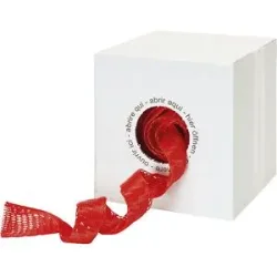 POLY-NET® Schutznetz im Spendekarton, Rollenlänge 25 m, feinfädig, rot, für Ø 50 - 100 mm ratioform