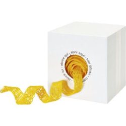 POLY-NET® Schutznetz im Spendekarton, Rollenlänge 25 m, dickfädig, gelb, für Ø 25 - 50 mm, ab 6 Stk ratioform