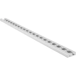 kaiserkraft Airlineschiene 1034, LxBxH 2000 x 34 x 9,6 mm, VE 2 Stk, silber