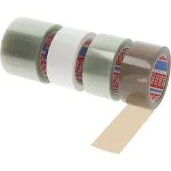 PET-Packband, tesa® 60412, 70 % recycelt, VE 36 Rollen, braun, Bandbreite 50 mm, ab 3 VE tesa