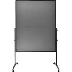 Legamaster PREMIUM PLUS Moderationswand klappbar, höhenverstellbar, Hoch- und Querformat, Filz, grau