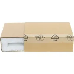 PET-Schaumverpackung, 100% recycelt, Schiebeschachtel, Innenmaße 150 x 100 x 50 mm, VE 150 Stk, ab 4 VE ratioform