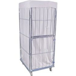 kaiserkraft Wäschesack, für Wäschecontainer, HxBxT 1580 x 720 x 555 mm, weiß