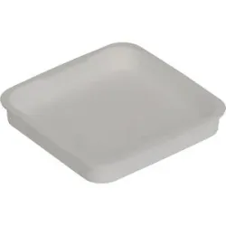 kaiserkraft Ersatzdeckel, LxB 80 x 80 mm, für quadratische Versandhülse QVR1, QVR5, ab 20 Stk